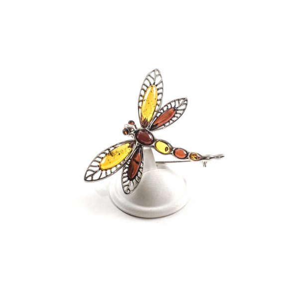 silver-brooch-with-natural-baltic-amber-dragonflyII-sideview
