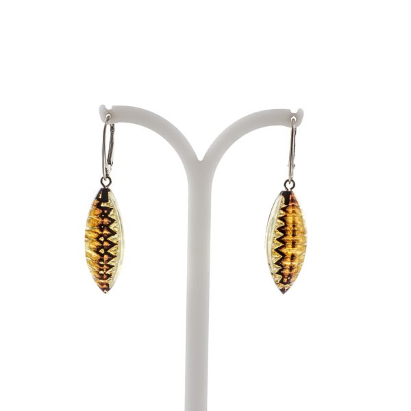 silver-earrings-with-natural-baltic-amber-aztec-II