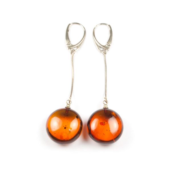 earrings-from-natural-baltic-amber-on-silver-chain-cherries