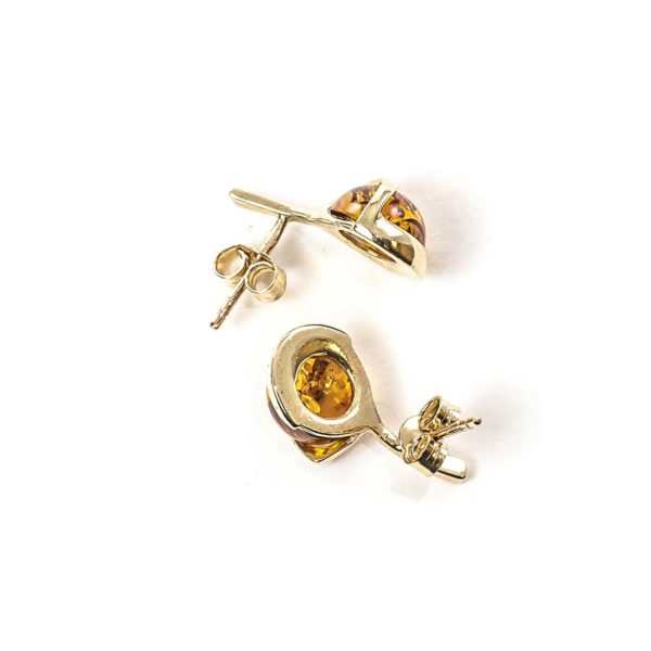 gold-earrings-14k-with-natural-baltic-amber-baroque-cognac