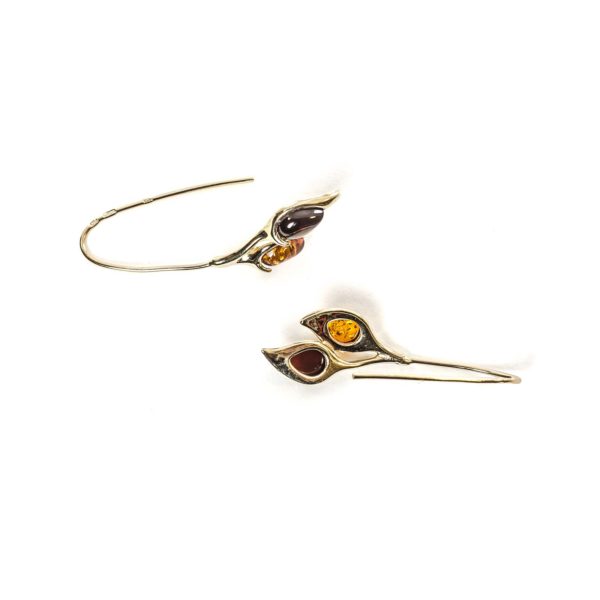 gold-earrings-14k-with-natural-baltic-amber-couple