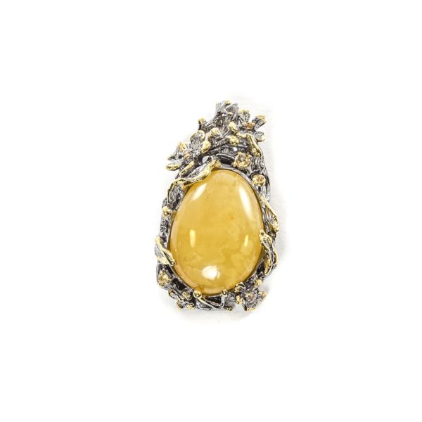 silver-pendant-with-natural-baltic-amber-lumiere