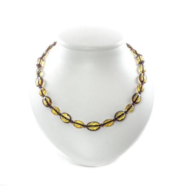faceted amber necklace nemo