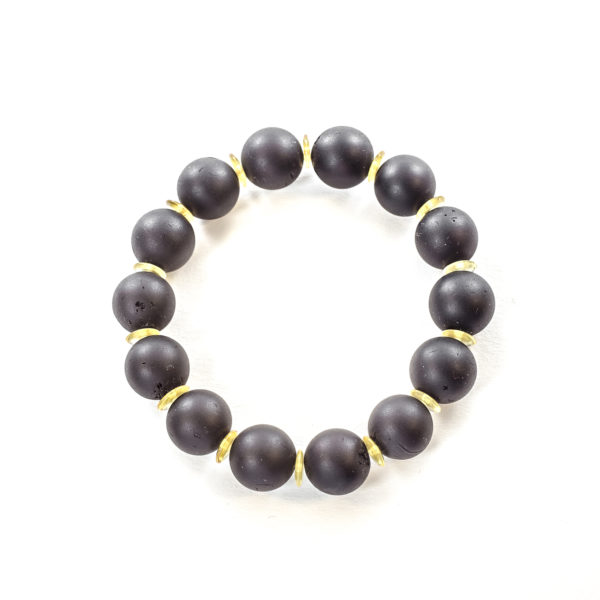 Round Beads Solid Cherry Bracelet