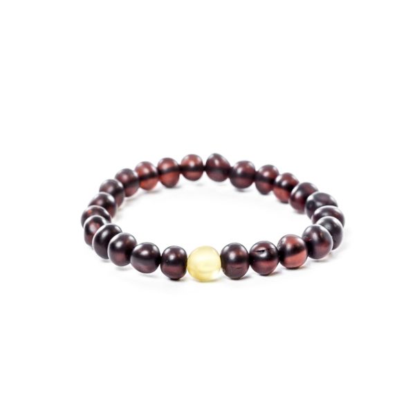 Cherry Beads Amber Bracelet