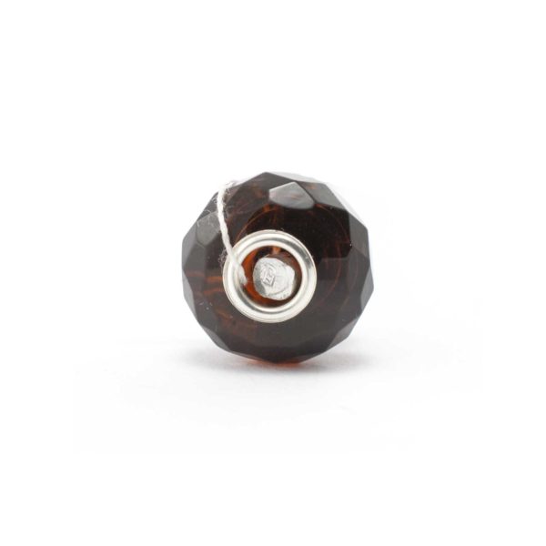 Amber Charm Cherry Faceted Bead