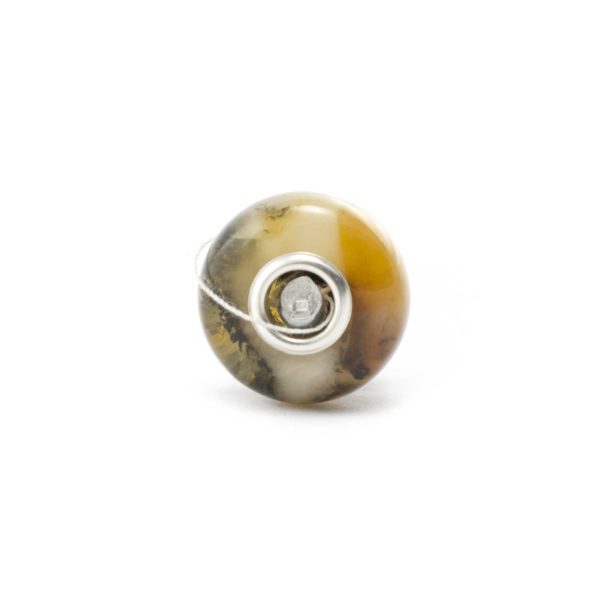 Mixed Color Amber Charm Bead