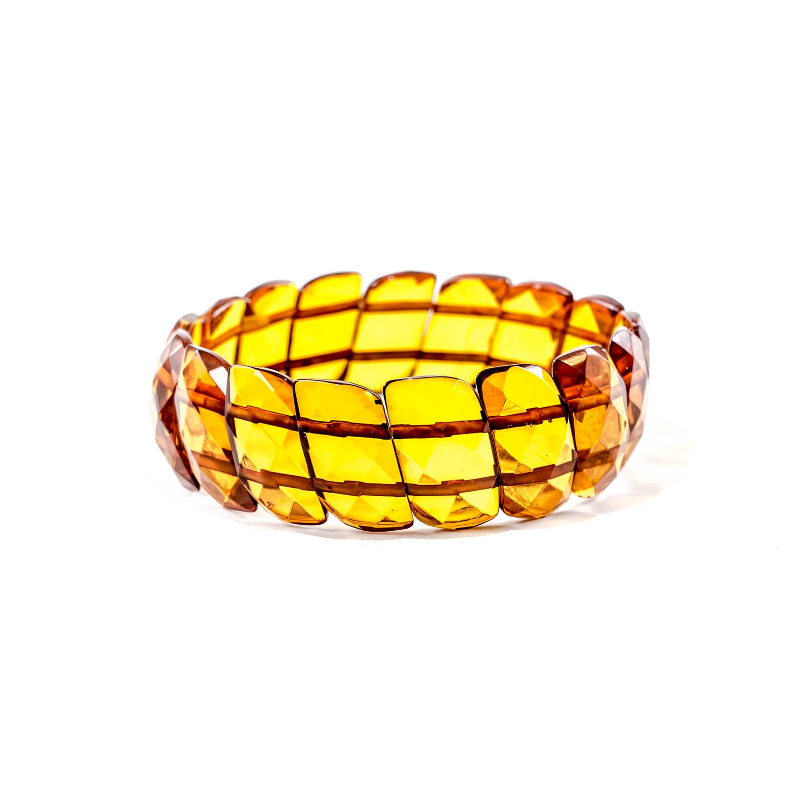 Baltic Amber Faceted Bracelet 