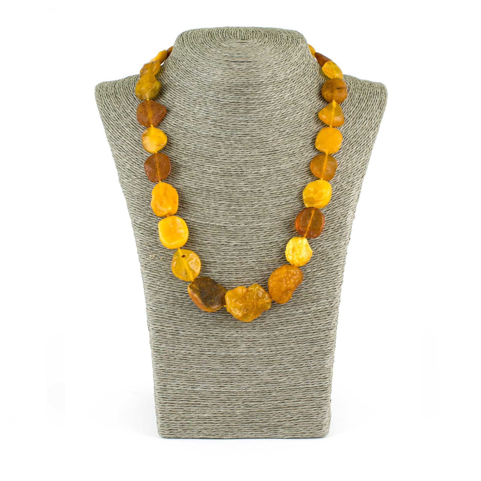 Details about   Natural Amber Necklace Beaded Amber Necklace Natural Raw Amber Stones Handmade 